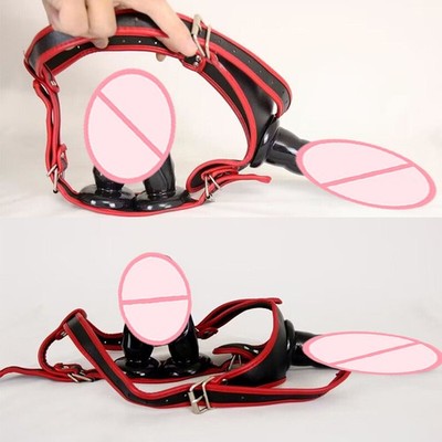 Freude Strap-On Harness mit 3 Dildos Anal Bult Plug Sexspielzeuge Umschnalldildo
