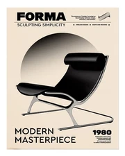 Modern Design Chair Poster Wall Art – Stylish Home Decor Modern Art