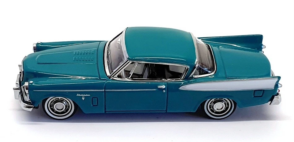Matchbox 1/43 Scale DYG03-M - 1958 Studebaker Golden Hawk - Turquoise - Image 4 of 4