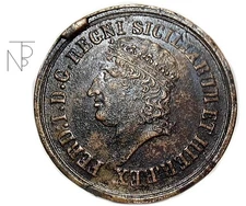 Naples-Two Sicilies (Ferdinand I of Bourbon) 8 Tornesi 1817.