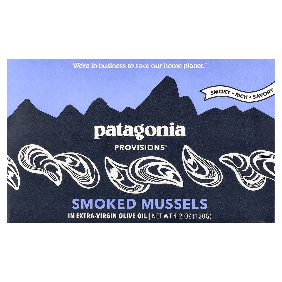 Smoked Mussels In Extra-Virgin Olive Oil , 4.2 oz (120 g)