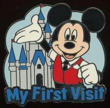 Mickey My First Visit My First Trading Starter Castle Disney Pin 149940