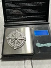 28.6 Gram 999 Fine Silver Hand Poured Compass
