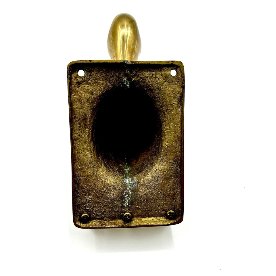 Vintage Mid-Century Brass Duck Key/Coat/Hat Wall Mount Hook - Image 4 of 4
