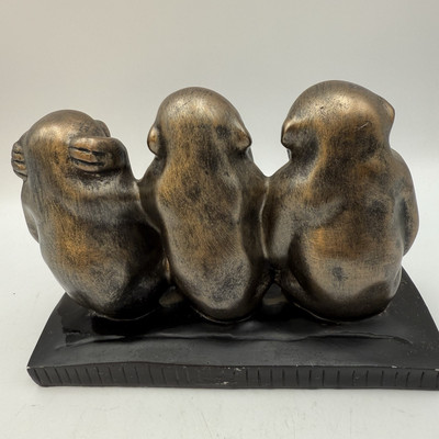 Vintage Three Wise Monkeys Speak No See No Hear No Evil