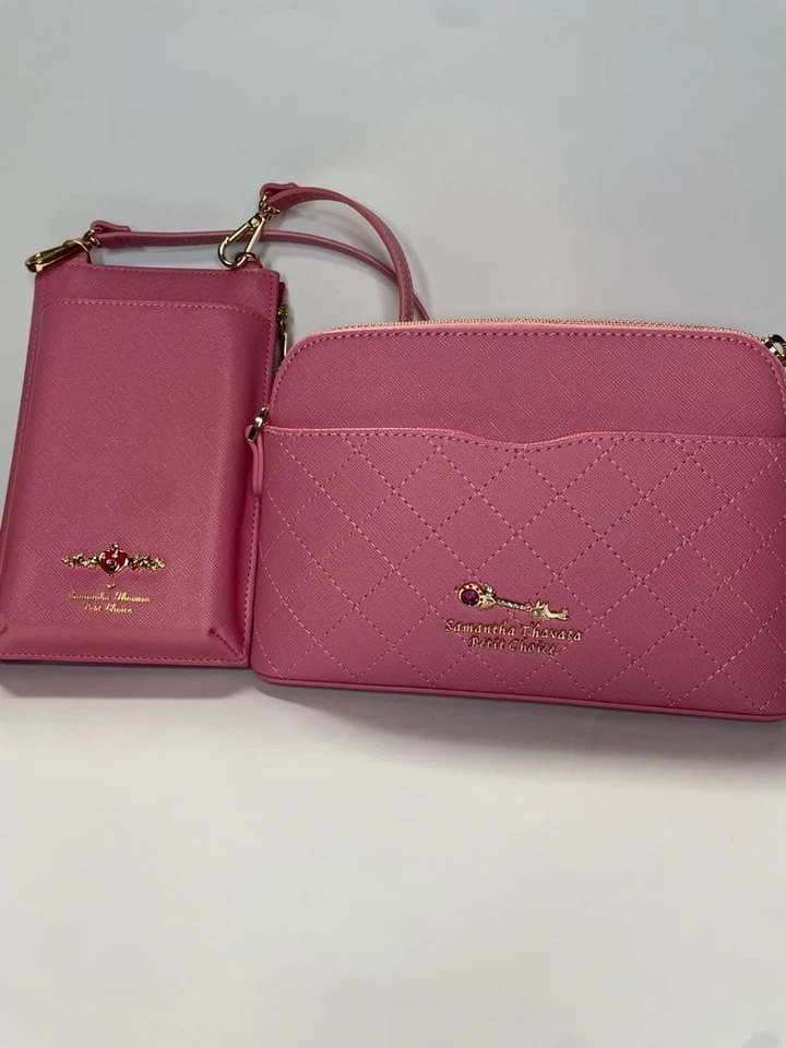 Juego de 2 Sailor Moon x Samantha Thavasa Collab Bolso de Hombro Cartera Bolso J18810 Foto 2 de 4