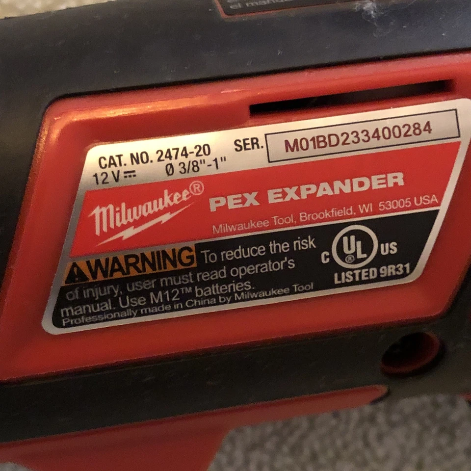 Milwaukee 2474-20 M12 12-Volt PEX Expansion Tool Kit NO CASE - Image 3 of 4