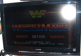 WWF WrestleMania WWE (Nintendo NES, 1988) Genuine Authentic Tested Vintage