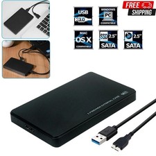 USB 3.0 2TB SATA SSD External Hard Drive Portable Desktop Mobile Hard Disk Case