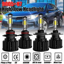9005 H7 Led Headlight For Mazda 3 2004 2005 2006 2007 2008 2009 4pcs Bulbs White
