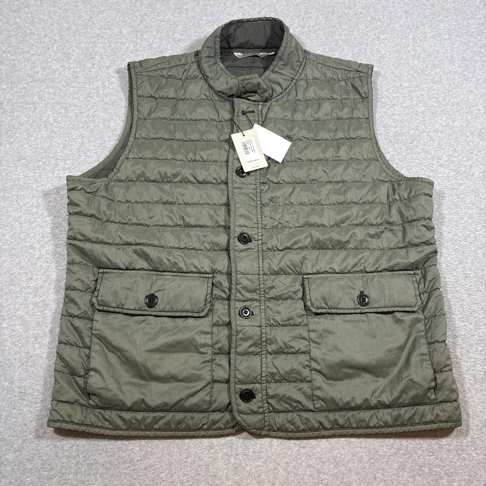 NWT Peter Millar Crown XXL Greenwich Garment Dyed Weather Resistant Vest $198