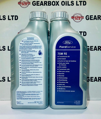 GENUINE FORD B MAX 6 SPEED DUAL DRY CLUTCH GEARBOX OIL 75W FE 6DTC250 DPS6 2L