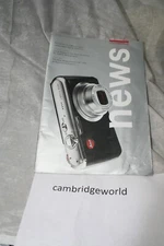 LEICA LEITZ WORLD NEWS 24 PAGE INFORMATION BROCHURE LEAFLET GENUIN ORIGINAL 1/06