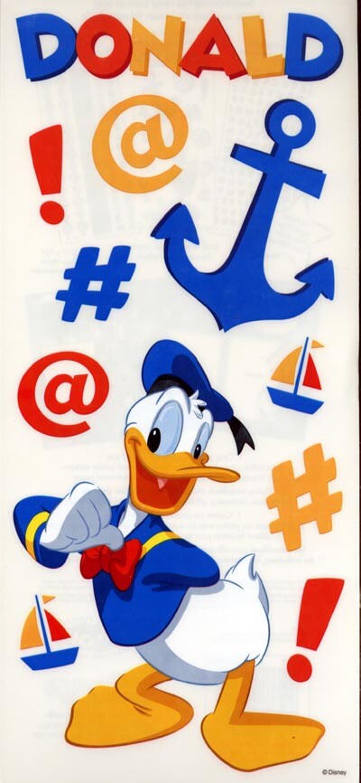 Disney Scrapbook Stickers Goofy Sandylion Acid/Lignin free