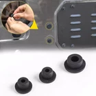 For Jeep Wrangler JL 2018-23 Tailgate Plug Set Spare Tire Carrier Delete Rubber