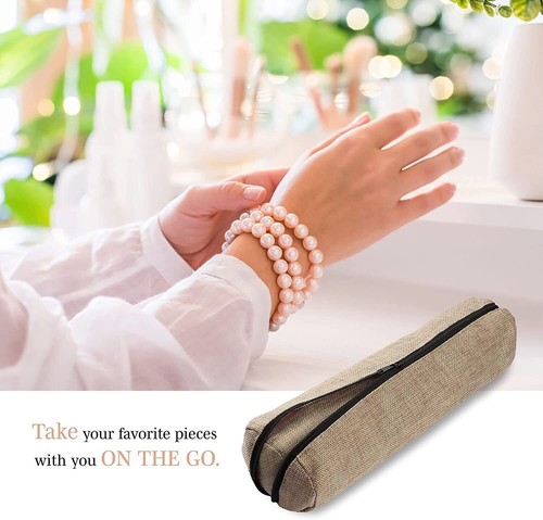 Novel Box Bangle Watch Bracelet Soft Cushioned Jewelry Roll Display - Picture 14 of 42