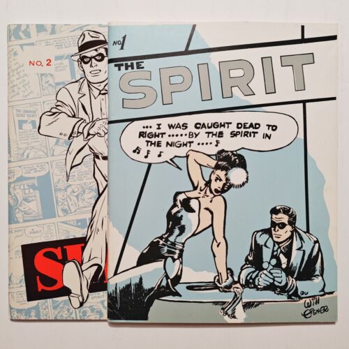Great Classic Newspaper Strips #4-5 - The Spirit #1, #2 SET Magazine (1966) VF