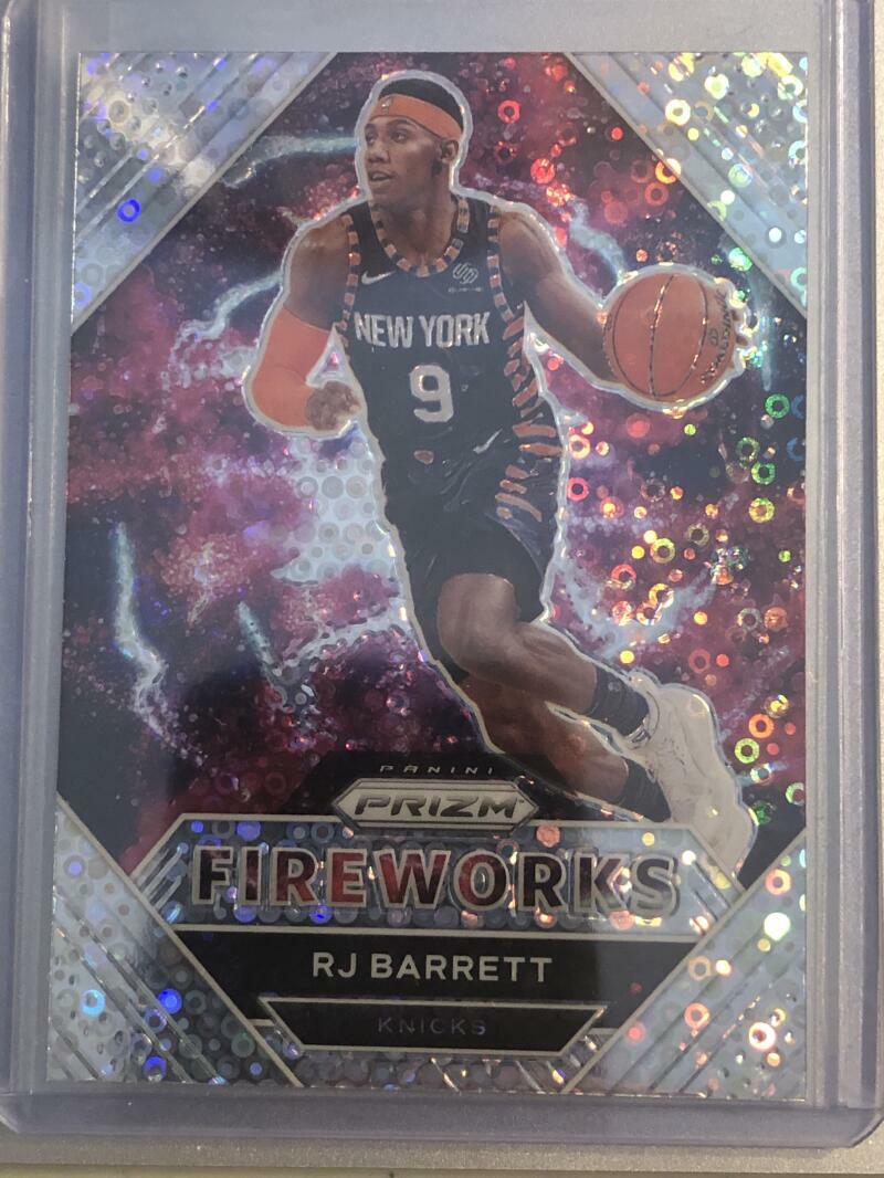 RJ Barrett Prizm RC Fast Break ニックス NBA RJ Barrett 2023-24 Panini Prizm BLUE FAST BREAK PRIZM /150