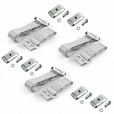 JP Wrangler 1987 - 1996 Airplane 2pt G/G Lap Bench Blt Kit w/BKTS 3 Belts