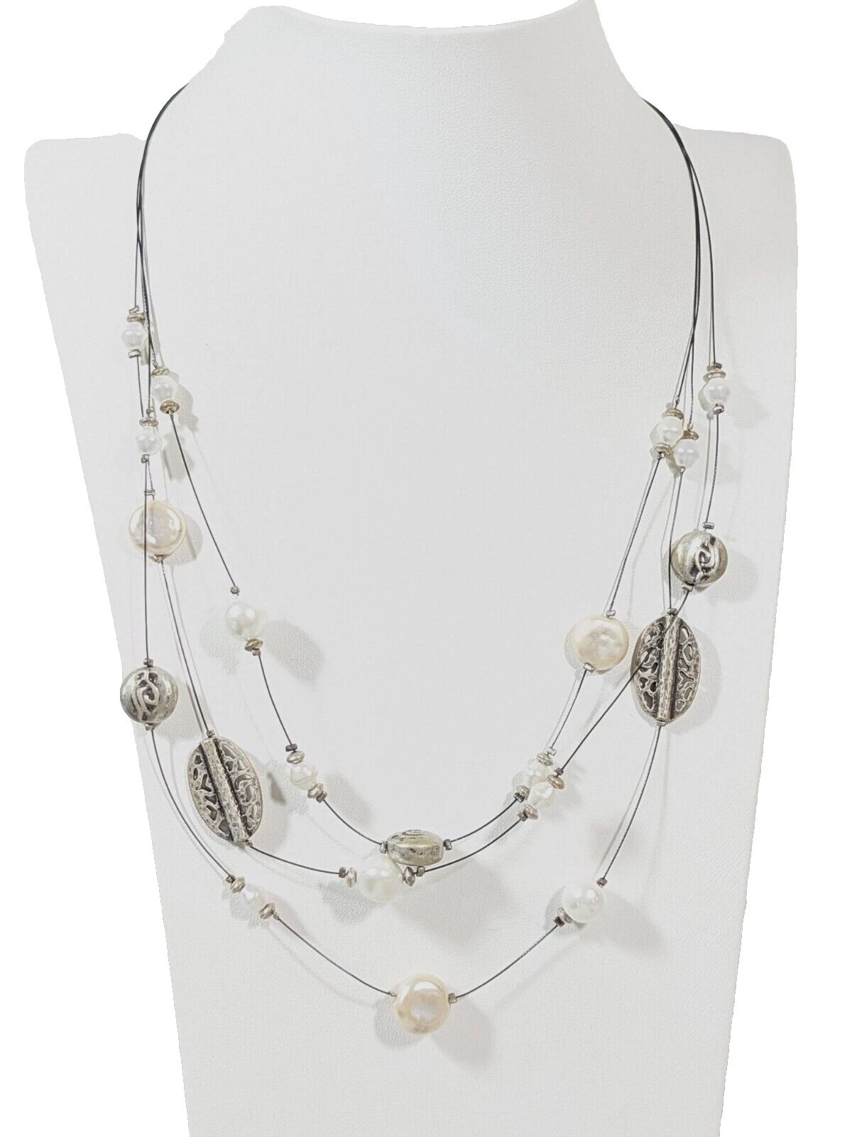 Joyería de Moda Perlas Blancas Coldwater Creek