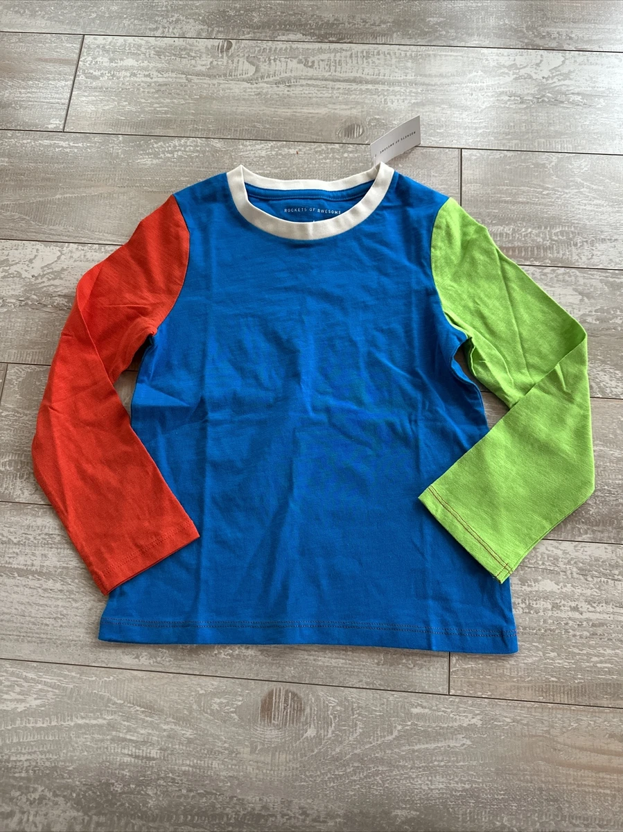 boys color block shirt