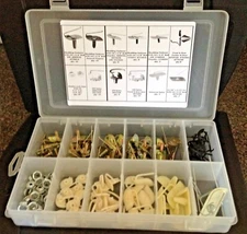 AMC 130x Door Body Side Moulding Fasteners Exterior Trim Clips Kit NOS