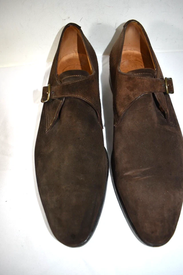 Barney's New York Lindforth Brown Suede Men's Shoes /Size Us 8.5/ On Sale - Image 3 of 4