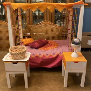 julie american girl doll bed