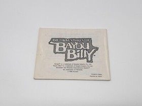 The Adventures Of Bayou Billy Nintendo NES