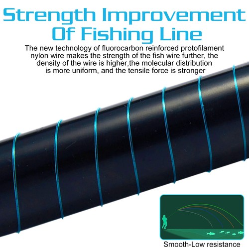 500m Nylon Fishing Line Super Strong Monofilament Main Line Fishing Cord - Picture 4 of 23