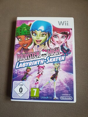 Monster High: Labyrinth-Skaten (Nintendo Wii, 2013)