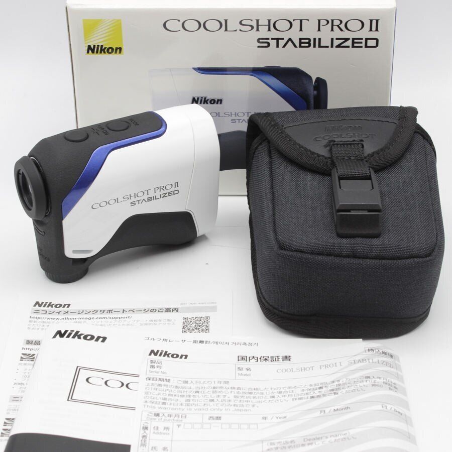 Nikon COOLSHOT Pro II Stabilized Golf Laser Rangefinder Nikon COOLSHOT Pro II Stabilized Golf Laser Rangefinder