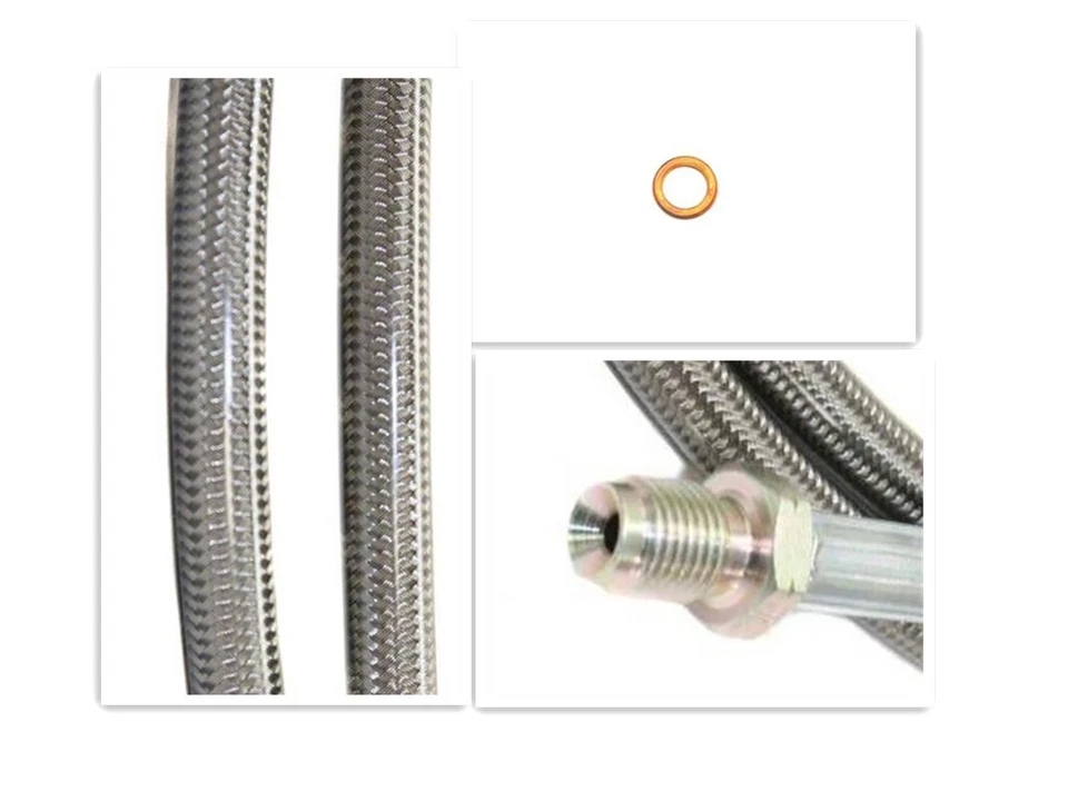 Линия сцепления из нержавеющей стали серебристая для 92–00 Honda Civic 94–01Acura Integra EGDC - Изображение 3 из 4