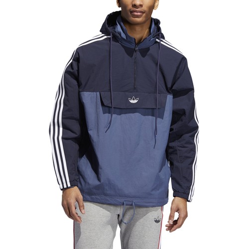 Trefoil Windbreaker Jacket - Blue 