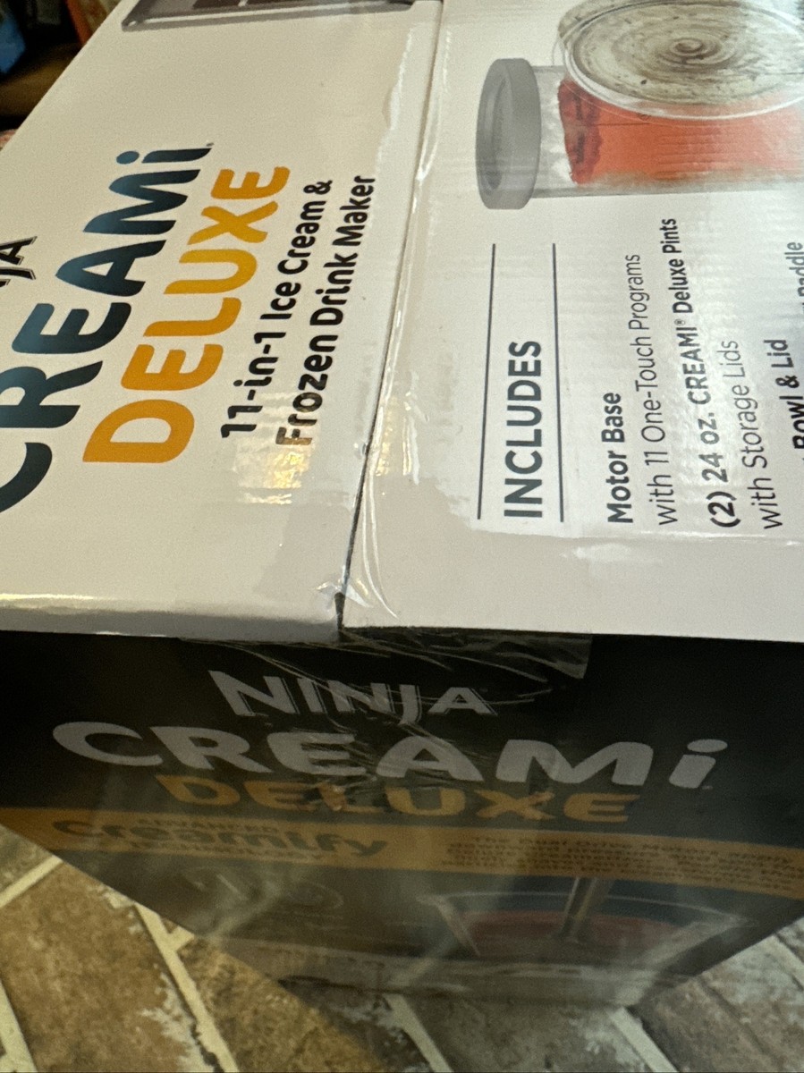 Ninja Creami Deluxe 11-in-1 Ice Cream Frozen Drink Maker New Ninja Creami Deluxe 11-in-1 Ice Cream Frozen Drink Maker New