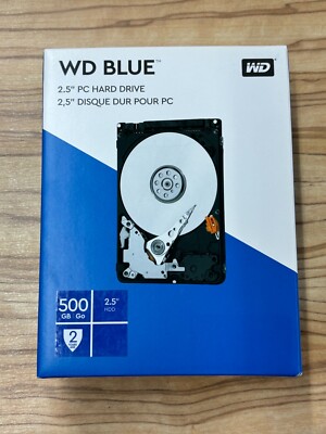 WD (Western Digital) Laptop Mainstream 500GB Interne HDD-Festplatte 2,5'' OVP