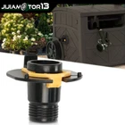 HOSE REEL HIDEAWAY IN TUBE WITH YELLOW RETAINER CLIP (RESIN) PARTS BLACK