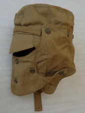 Soviet Army Hat Cap Neck Flap Face Shield Russia Afghan War Vtg Military Surplus