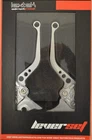 CNC YAMAHA Brake & Clutch Lever Set R-104 / Y-688 Short Silver