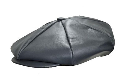 leather big apple hat