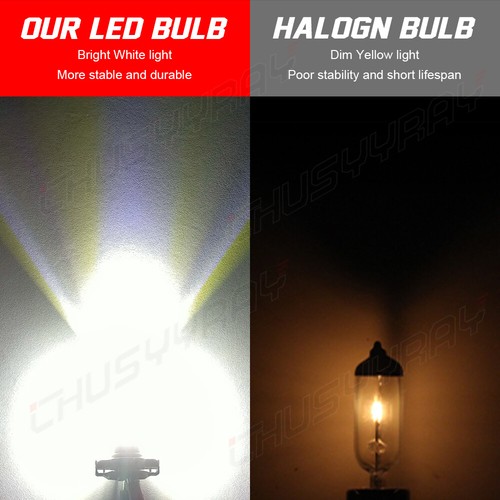 Para For GMC Sierra 1500 2500 2014 2015 LED faro niebla bombillas blanco - Picture 18 of 20