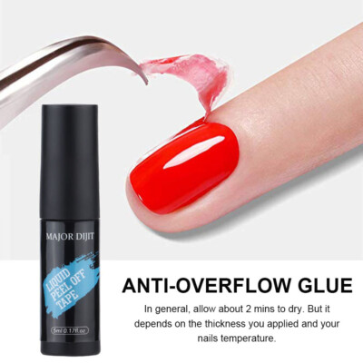 1pc Nail Latex Peel Off Anti Overflow Nail Polish Edge Protection Latex Glue