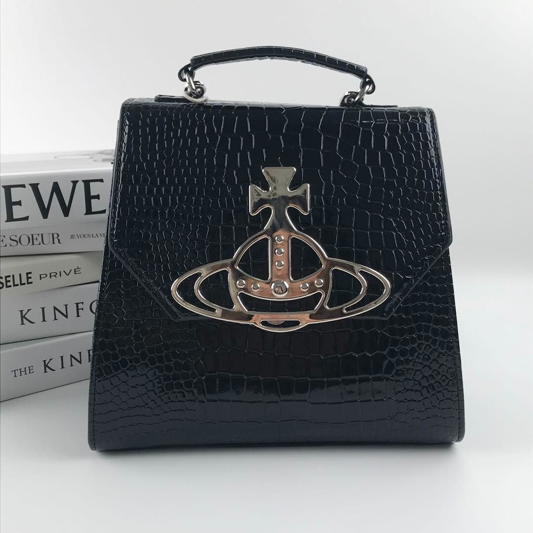 Vivienne Westwood Grace Backpack Rucksack Black/Silver Orb Vivienne Westwood Grace Backpack Rucksack Black/Silver Orb