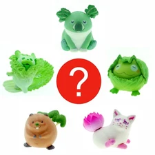 Blind Box Miniature Beaver Dog Fox Frog Fairy Garden Accessory 1 Random Figure