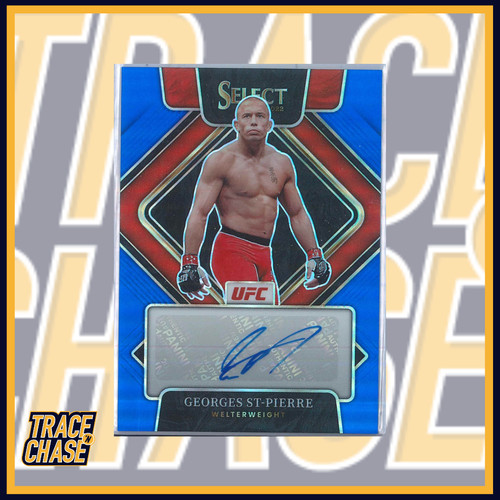 Georges St Pierre #SG-GSP 2022 Panini Select UFC Signatures card