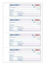 TOPS Money/Rent Receipt Book, 3-Part, Carbonless, 11 x 7-5/8 Inches, 4