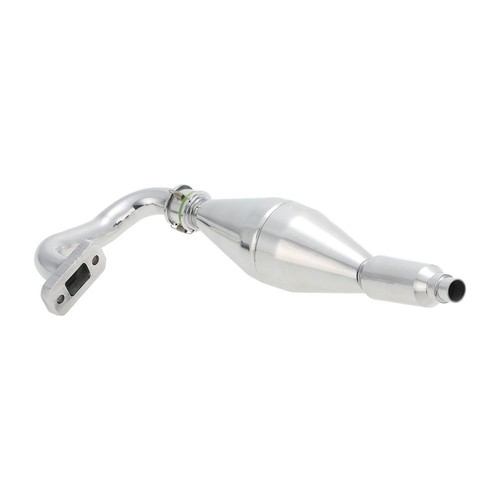15003 Aluminum Exhaust Pipe for RC HSP FG 1:5 Monster Truck Car Silver - Picture 3 of 5