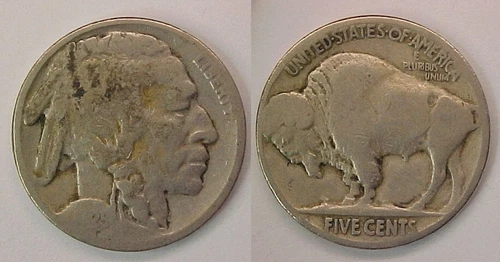 1925 P Buffalo Nickel  Good G
