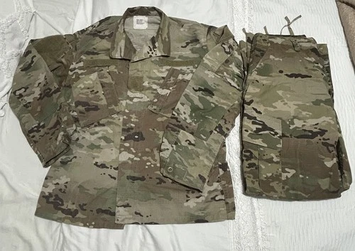 USGI Army Combat Uniform Multicam OCP MR Top & Trouser Set Military Camouflage