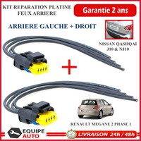 2X Platine Steckdosen RüCklicht Links + Rechts Megane 2 Phase 1 Qashqai